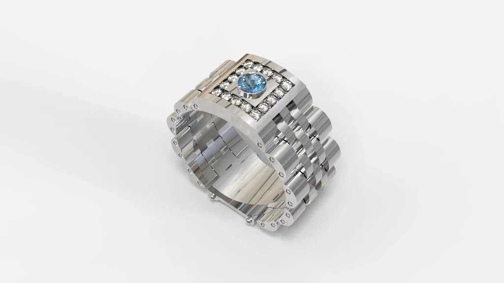 Mans moving ring 3D Model .c4d .max .obj .3ds .fbx .stl .blend 