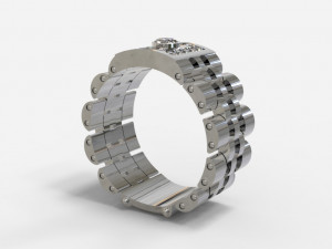 Mans moving ring Model 3D