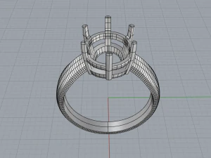Granatring 3D Modell