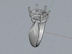 Granatring 3D Modell