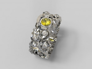 Carved ring 3D Model