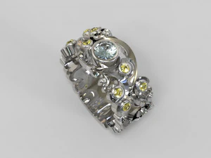 Carved ring 3D Model
