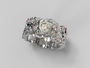 Carved ring 3D 모델