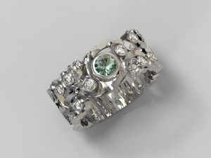 Carved ring 3D 모델