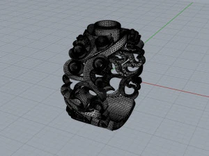 Carved ring 3D Model