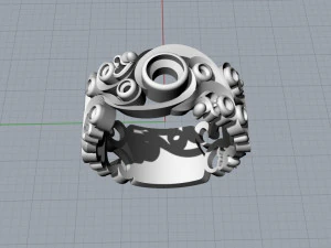 Carved ring 3D Model