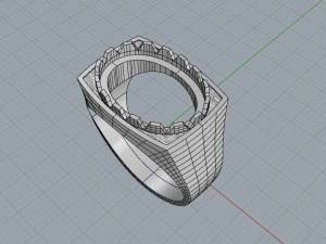 Male ring 3D Model