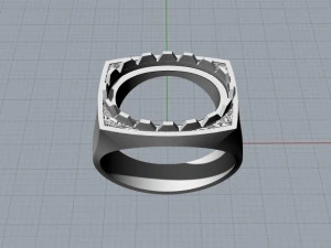 Male ring 3D Model
