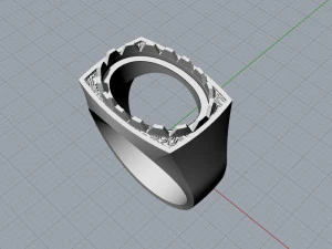 Male ring 3D Model