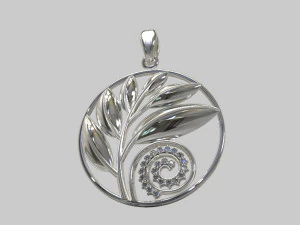 Pendant laurel branch 3D Model