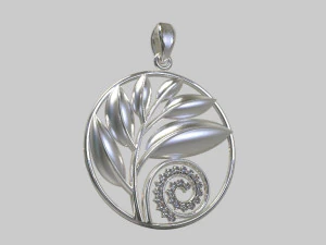 Pendant laurel branch 3D Model