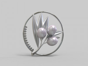 Pendant oliva 3D Model