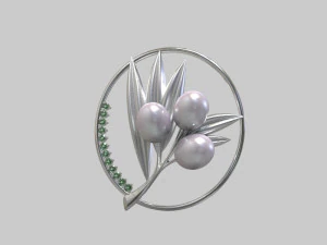 Pendant oliva 3D Model