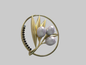 Pendant oliva 3D Model