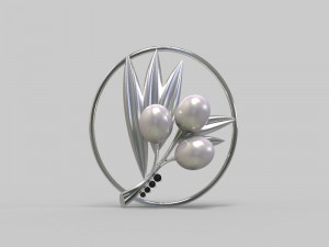 Pendant oliva Model 3D