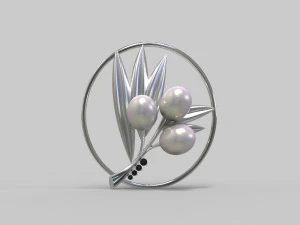 Pendant oliva 3D Model