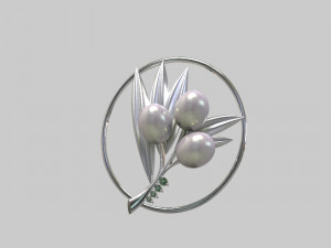 Pendant oliva Model 3D