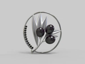 Pendant oliva 3D Model