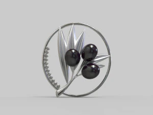 Pendant oliva 3D Model