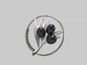 Pendant oliva Model 3D