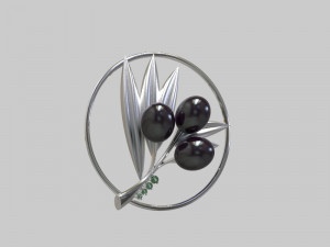 Pendant oliva Model 3D
