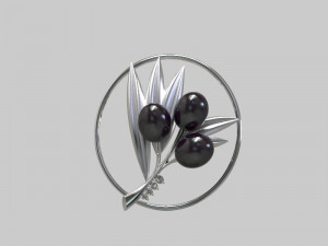Pendant oliva Model 3D