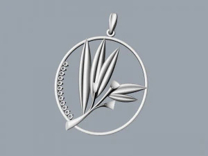 Pendant oliva 3D Model