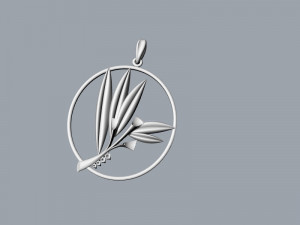 Pendant oliva Model 3D