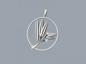 Pendant oliva 3D Model