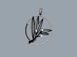 Pendant oliva 3D Model
