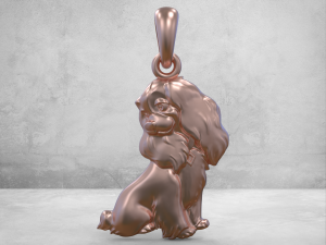 Pendant doggy Modello 3D