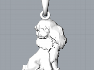 Pendant doggy Modello 3D