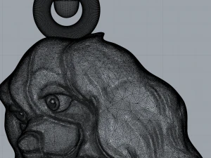 Anh&auml;nger H&uuml;ndchen 3D Modell