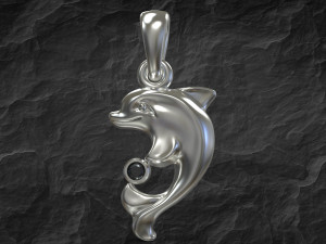 Pendant dolphin 3D 모델