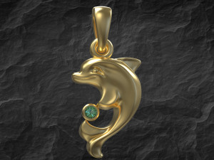Pendant dolphin 3D 모델