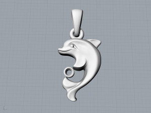 Pendant dolphin 3D 모델