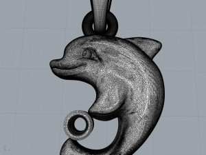 Pendant dolphin 3D 모델