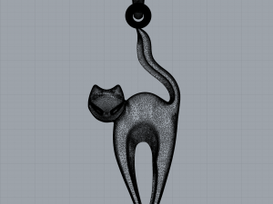 Pendant cat 3D Model