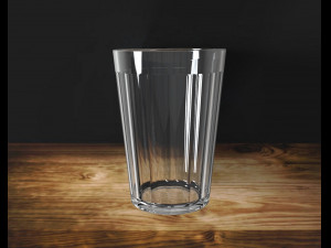 Faceted glass 3D Model