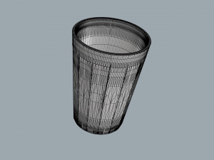 Faceted glass 3D Модель