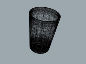 Faceted glass 3D Модель