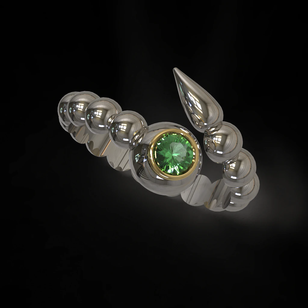 Ring snake 3D Model .c4d .max .obj .3ds .fbx .stl .blend 