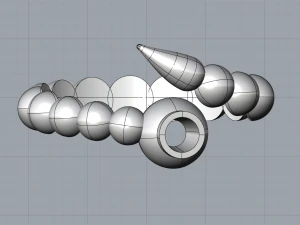 Ring snake 3D Model
