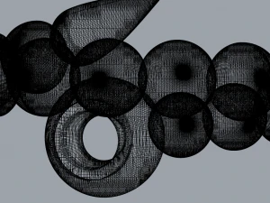Ring snake 3D Model