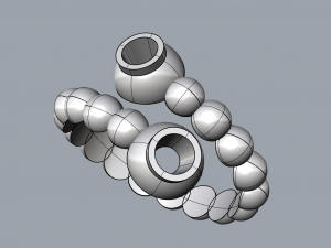 Ring snake Model 3D