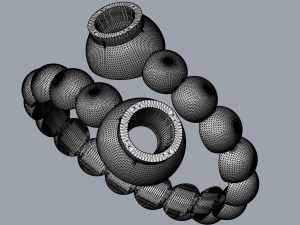 Ring snake Model 3D