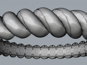 Rope ring Modello 3D