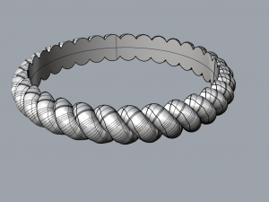 Rope ring Modello 3D