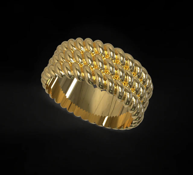 Threeropes ring 3D Model .c4d .max .obj .3ds .fbx .stl .blend 