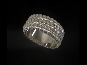Threeropes ring Modèle 3D